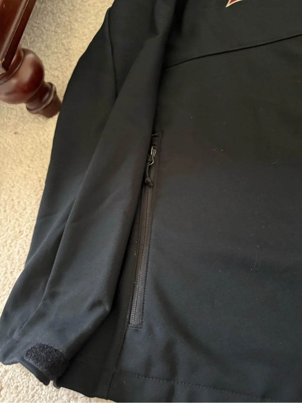 Columbia Black Men’s Lightweight Jacket with Boston College Embroidered Crest